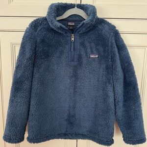 Patagonia Kid’s Blue Los Gatoes 1/4 Zip Fleece Pullover